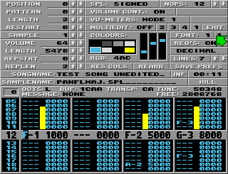 Protracker v2.1reg screenshot