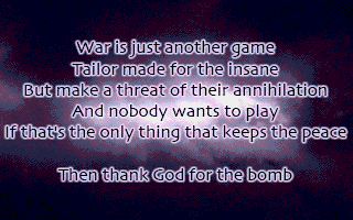 Thank God For The Bomb